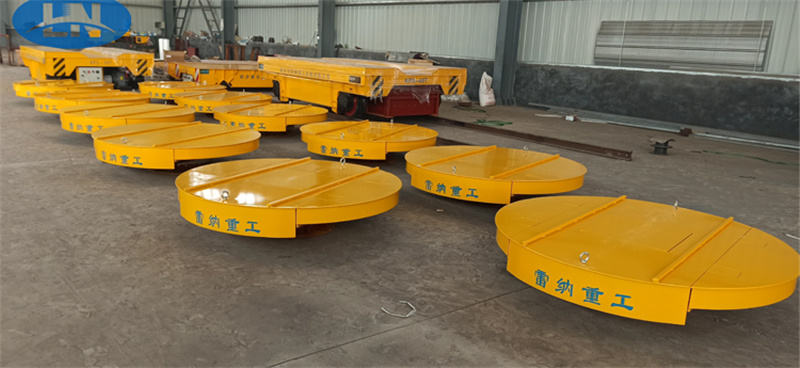 Industrial Turntable Rail Transfer Cart