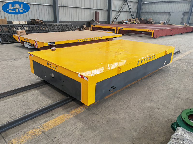 Material Handling Slab Rail Transfer Cart