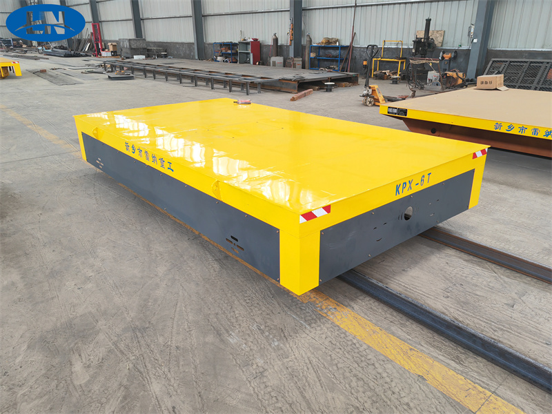 Material Handling Slab Rail Transfer Cart