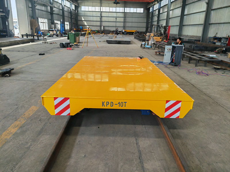 Industrial Transport Solution Low Voltage Rail Transfer Trolley