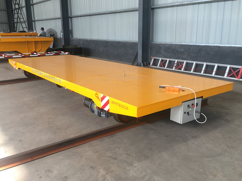15 Ton Industrial Electric Rail Flat Cart