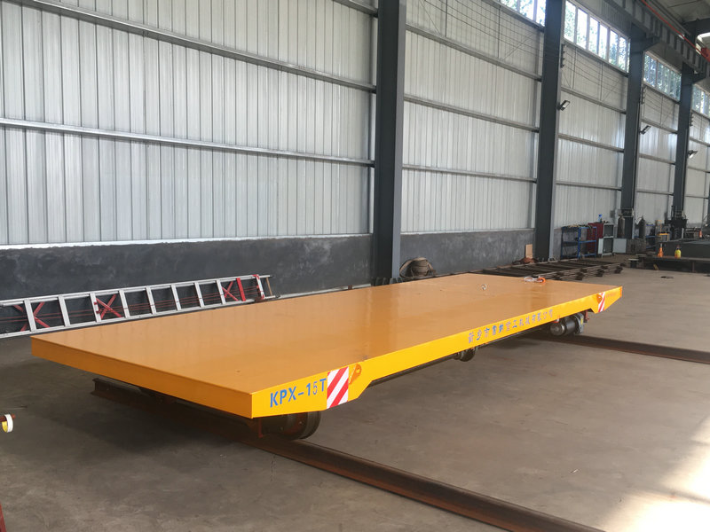 15 Ton Industrial Electric Rail Flat Cart