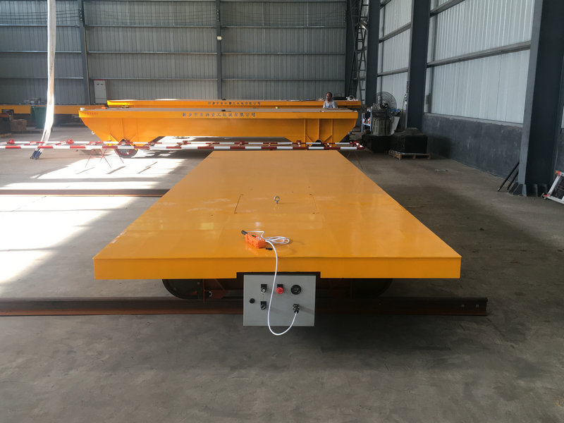 15 Ton Industrial Electric Rail Flat Cart