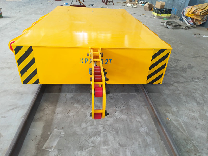 32 Tons Trolley Connected With The Tractor