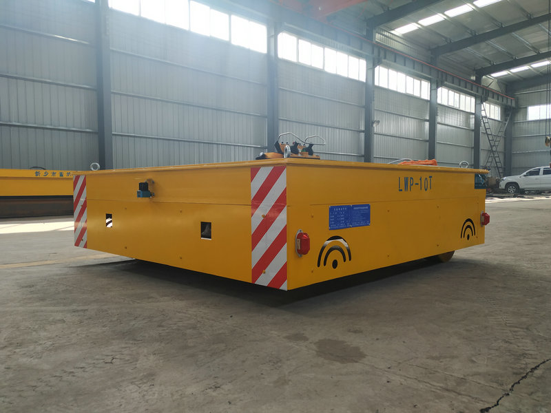 10 Tons Intelligent Trackless Transfer Cart For Manufacturing Industry