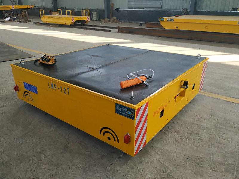 10 Tons Intelligent Trackless Transfer Cart For Manufacturing Industry