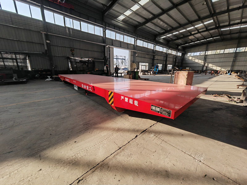 20 Ton Customized Low Voltage Powered Steel Rail Transfer Trolley