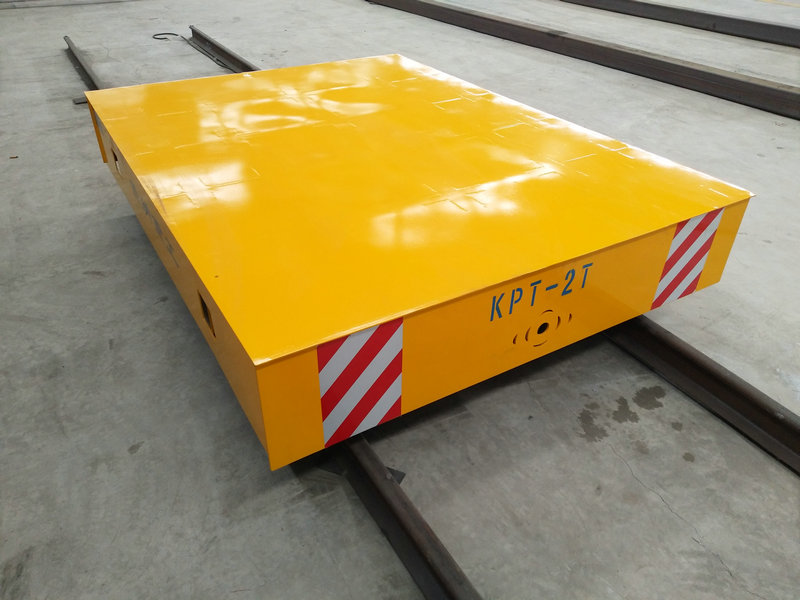 Material Transfer Equipment Cable Powered Rail Transfer Cart
