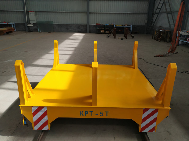 Cable Drum Powered Rail Ladle Transfer Cart in Steel Mill