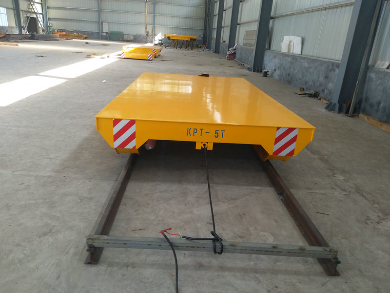Workshop Track Cable Reel Rail Car Transport 5 Tons Load