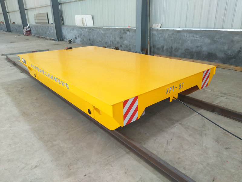 Workshop Track Cable Reel Rail Car Transport 5 Tons Load