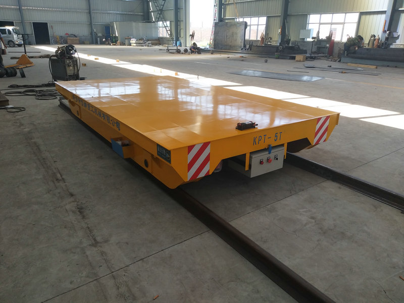 Workshop Track Cable Reel Rail Car Transport 5 Tons Load