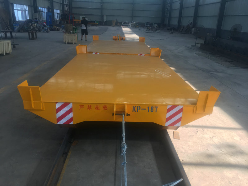 Cord Reel Drum Handling Transporters On Rail