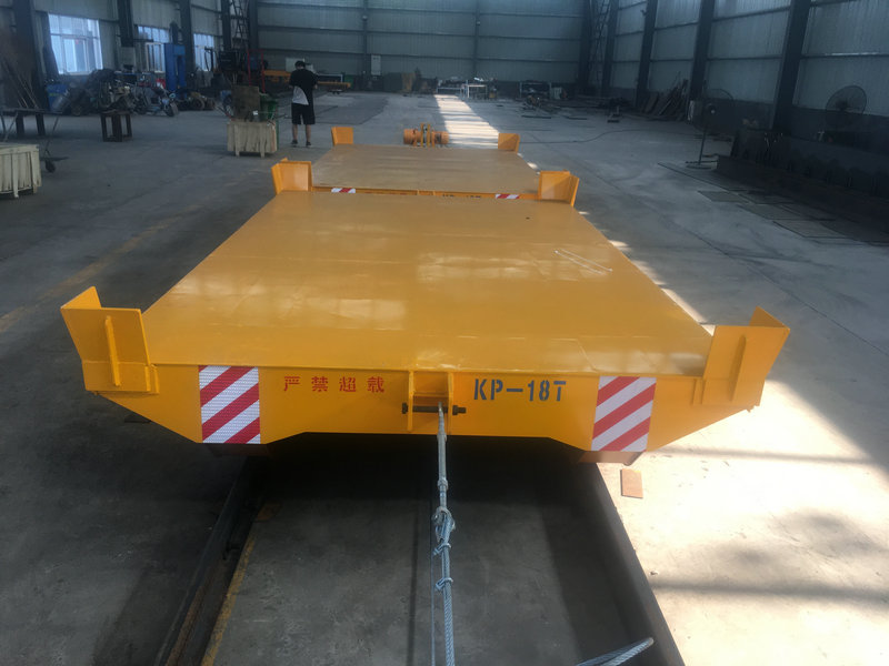 Cord Reel Drum Handling Transporters On Rail